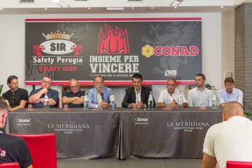 Conferenza di presentazione nuovo Main Sponsor SIR Safety Conad Perugia