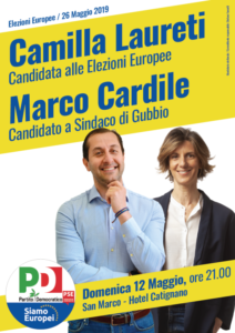 Gubbio Cardile e Laureti elezioni 2019