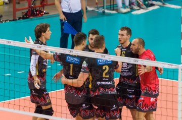 16th Final - Home match.  2016 CEV Volleyball Cup - Men.  PalaEvangelisti Perugia IT, 04.11.2015