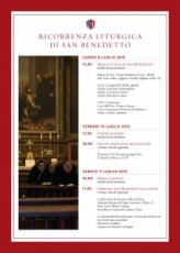 Celebrazioni solenni per la festa liturgica di San Benedetto