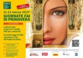 GIORNATE FAI DI PRIMAVERA - 21 E 22 MARZO 2015 - XXIII edizione