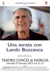 Norcia in attesa della prima teatrale con Lando Buzzanca