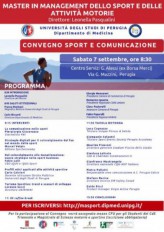  Sport e Comunicazione, lezione-evento 7 settembre 2019  
