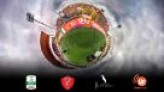 Tecnologia video 360°, primo esperimento allo stadio Renato Curi